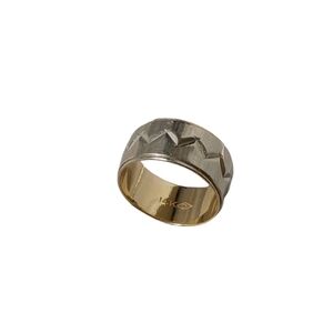 LUXURY 14 KARAT VINTAGE  UNISEX GOLD RING _ 6.8 Grams